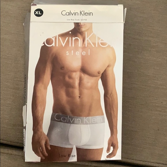 Men’s Calvin Klein Steel Low Rise Brief. Black XL - Picture 1 of 1